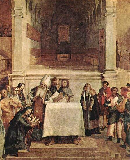 Lorenzo Lotto Presentation on the Temple oil painting image